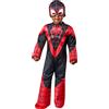 Rubie's Rubies Costume Miles Morales SAF Preschool per ragazzi, Tuta deluxe e maschera, Oficiale Marvel Spidey & Friends per Halloween, Carnevale, Natale e compleanno