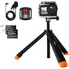 SVBONY SvGo2 Action Camera 4K 30FPS 20MP, Fotocamera Subacquea con Custodia Impermeabile 30M, Schermo Touch 5X Zoom, con Microfono Esterno, Anti-vibrazione EIS, Telecomando, per Sport e Vlog