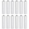 PATIKIL Distanziatori in Alluminio M3, 12pz Spacer Metallico Alluminio 3mm ID x 5mm OD x 25mm L Vite Distanziale Filettata Distanziatore Rotondo per Auto RC Droni Scheda Madre, Argenteo