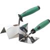 HJYDGJ Set di 2 spatole ad angolo inossidabili, spatole interne ed esterne, spatole per bordi con spatola ad angolo, spatola per bordi, spatola ad angolo esterna, spatola ad angolo interna, set di