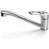 BELZ Rubinetto Lavello Cucina, Miscelatore Cucina Monocomando Girevole 360°, Rubinetti Cucina con Cartuccia in Ceramica & Tubo da 60cm, Ottone Cromato Anti-Corrosione per Spüle Cucina