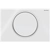 Geberit Placca Sigma 10 con tasto bianco e anello design cromato codice prod: 115.758.KJ.5