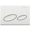 Geberit Placca Kappa 20 A 2 tasti bianco lucido codice prod: 115.228.11.1
