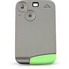 kuyuansu Per Renault Laguna Espace Smart Card Smart Card Remote Car Key Car Shell Fob Cover Case 2 Button con inserto lama vuota