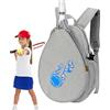 Generico Borsa da tennis per bambini - Zaini porta racchette da tennis con cinghie regolabili | Borsa grande per pickleball, tasche multiple per attrezzatura da badminton, attrezzatura sportiva e