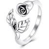 VONALA Ring for Women 925 Sterling Silver Sunflower/Celtic Knot/Claddagh/Hug/Rainbow/Rose Flowe/Moon and Star Promise Ring Jewelry Gift for Her