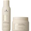 Schwarzkopf Professional BLONDME - Routine Hair Fine - Bond Repair Nourishing Mask Maschera per capelli riparatore + Bond Repair Brightening Shampoo Anti Inquinamento 300 ml - Duo