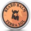 Striking Viking Balsamo per barba da uomo, Beard Balm - Balsamo per barba Leave-in con burro di karitè, tea tree, argan e olio di jojoba (60 ml (Pack of 1), Terra Sol)