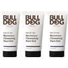 BULLDOG SKINCARE FOR MEN Bulldog Skincare - Gel detergente per il recupero di fine giornata per uomo, 125 ml, confezione da 3