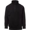 SADISRLS Payper Carson Felpa da Uomo Mezza Zip Intera Cotone e Poliestere Garzata 260 gr per Autunno Inverno Lavoro Casual (IT, Testo, L, Regular, Regular, Nero)