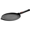 Woll Diamond Logic XR - Padella per crêpes, induttiva, Ø 26 cm, con manico rimovibile, adatta a tutti i piani cottura, in alluminio, resistente al forno, colore: nero