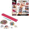 Lexibook, Kit di Braccialetti Elastici da Tessere Rock 'n' Roll, Rosa Viola Blu Verde Arancione Giallo Rosso Nero Bianco, CRLOOM6