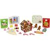 Little Tikes Creative Chefs Gingerbread House Kit - Include kit di miscelazione e 22 accessori realistici, set di cucina per gioco, non commestibile, Età 3+