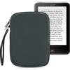 kwmobile Custodia Universale per eReader - Copertina in Neoprene grigio con Chiusura a Zip - Misura 17 x 12 x 2 cm - Astuccio portatablet
