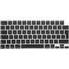 MiNGFi Copritastiera Silicone Inglese QWERTY per MacBook Pro/Max 14/16 M1-M4(A2918 A2992 A3112 A3401 A3185 A2780 A2991 A3403 A3186) Air 13,6/15,3 M2-M4(A3113 A3240 A2941 A3114 A3241) EU/ISO - Nero