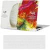 AUSMIX Custodia per MacBook Air 13 A1466/A1369 (rilascio 2012-2017), ultra sottile in plastica rigida, accessori con protezione tastiera trasparente UE per MacBook Air da 13,3