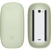 kwmobile Custodia Silicone Mouse Compatibile con Apple Magic Mouse 1/2 Cover - Antipolvere - Case Morbida - Semitrasparente Giallo Pastello