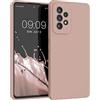 kwmobile Cover per Samsung Galaxy A53 5G Custodia - Back Case per Smartphone in Silicone TPU - Protezione Gommata - rosa antico matt