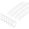 PATIKIL Spirali per Bobine da 14mm (9/16), 20Pz Spirali Legatura Capacità 115 Fogli 3:1 Passo Spirali Legatura per Rilegare Fogli Carta, Trasparenti