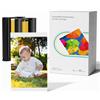 MarkField Compatibile con Liene Amber M100/M200/M110/M210 4x6 80 Carta Foto&Cartucce | Pacchetto di 80 Carta Fotografica & 2 Cartucce di Inchiostro, 10x15cm Carta Fotografica per Amber Stampante, Dye sublimation