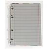 tipome 100 Fogli (200 Pagine) con 4 buchi in Formato A5 14,5 x 20,5 cm. per raccoglitore 4 anelli - Righe per 3° elementare - LETTURA FACILITATA