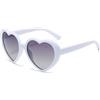 YAMEIZE Occhiali da Sole di Tendenza 90s con Cuore - per Donne Uomo Occhiali a Forma di Love Heart Retrò Vintage Coloful Funny Partito All'aperto