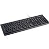 Kensington 1500109 Tastiera ValuKeyboard con cavo, Per PC, laptop, notebook, Compatibilità USB con Dell, Acer, HP, Samsung e altri ancora, QWERTY layout , Nero