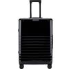 Kapten & Son Valigia Heathrow Essential Check-In All Black 82 L | Valigia grande rigida nera con ruote | Trolley e valigia da stiva ideali per l'aereo e i viaggi | Trolley da viaggio