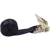 HLHLH Cinghia di tensione for auto e moto, 5 metri, cinghia a cricchetto resistente, fasce elastiche for il fissaggio bagagli borse(Black)