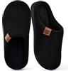 Zigzagger Pantofole Uomo Memory Foam – Fodera In Pile E Tessuto Scamosciato – Lavabili In Lavatrice – Regalo Papà