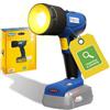 Rapid BWL290 Luce da Lavoro LED da 18V, con Fascio Luminoso Regolabile, Doppia Modalità di Luminosità, Testa Inclinabile di 90°, per Garage, Soffitta e Uso Esterno, Senza Batteria e Caricatore