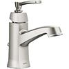 Moen WS84923SRN Miscelatore monocomando ad Arco Alto, in Nichel Spazzolato Resistente alle Macchie
