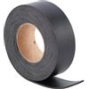 GORGECRAFT 2m*25mm*1.7mm Cinturino in Pelle Nera Bifacciale con Motivo Litchi Strisce di Pelle Cavo Piatto in Finta Pelle per Progetti Artigianali Fai-da-Te Cintura per Chitarra Bracciale Creazione
