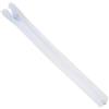 AERZETIX - Set di 10 Cerniere lampo a spirale N°5 30cm separabili con cursore - in metallo nylon poliestere - colore bianco - per cucito artigianato creazioni tessili
