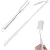 YUZNA 2PCS Manico di Ricambio per Ricarica Spolverino Swiffer, Manico Esteso Manico Telescopico Regolabile Manico Spolverino Regolabile per Accessori per la Pulizia(1 lungo 1 corto)