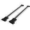 rekapa auto accesories Barre Portatutto Trasversali per Mitsubishi L200 Pickup (2015-2021) Barre Tetto Portapacchi in Alluminio, Set da 2 - Grigio