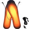 Mikiuly Solette riscaldate, solette riscaldanti USB per scarpe, suola termica per scarpe, lavabile, per caccia invernale, sci, pesca, escursionismo, 41/46