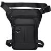 HUVZOR Marsupio Cosciale Moto Impermeabile Uomo Donna,Marsupio Gamba per Ciclismo Corsa Campeggio,Borsello Sportivo con Cerniera Resistente,Design Ergonomico per Escursionismo Pesca,Nero