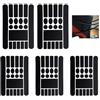 NineSSJLY Set di 5 pellicole protettive per Telaio Bici - PVC Nero, Impermeabile e Antiurto, Protegge la Vernice, Universale per MTB, Bici da Strada ed elettriche.