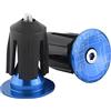 RiToEasysports Tappi per estremità Manubrio per Bicicletta, 2 Pezzi Tappi per Tappi Terminali per Manubrio Bici per Mountain Bike Bici da Strada Bicicletta Pieghevole MTB(Blu)