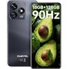 OBA Oukitel C51 con 6GB di RAM e 128GB di memoria, Dual SIM, Nero