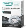 iWhite Dark Stains Kit Sbiancante Dentale - 10 Mascherine - Sbiancamento Professionale che Elimina le Macchie Scure Istantaneamente e Rinfresca l'Alito - Sbiancante con Carbone Attivo