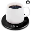 MQUPIN Scaldatazzine da caffè, scaldatazze elettrico intelligente con tecnologia Touch e retroilluminazione a LED, tazza da caffè, scaldatazze da latte con due impostazioni di temperatura