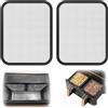 Xkzhrr Paraspruzzi in acciaio inox a maglia fine per Cosori Airfryer 8,5L / Dual Blaze TwinFry 10L, accessori per friggitrici ad aria, paraschizzi per Cosori CAF-R901-AEU 8,5L, accessori per Cosori Airfryer