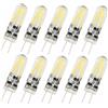 POCKETMAN 10 * 2W G4 LED Lampadina a filamento, base bi-pin 2xFilament COB Lampade a LED, Equivalente a 20W lampadina alogena, AC/DC 12V, bianco caldo [Classe energetica A +]