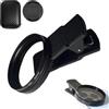 DmsGJyp Filtro CPL a clip per smartphone, lente polarizzatore circolare universale compatibile con iPhone, Samsung e Android, facile da installare, migliora i colori, ideale per esterni (nero, M)