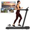 YM Tapis Roulant Elettrico Pieghevole, Tappeto Corsa MAXI 42cm, MARCHIO ITALIANO, 1-12 km/h, APP Kinomap Zwift Bitgym, Salvaspazio, 12 Programmi, NEXT 1000 NEW 2025, Your Move, ASSISTENZA ITA