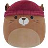 Jazwares Squishmallows 19 cm Chip The Beaver con cappello