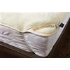 Merino Wool 100% Australian Merino Wool - Coprimaterasso reversibile in lana di cashmere, per letto king size, 160 x 200 cm