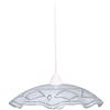 E-ENERGY Brigida Lampada Sospensione da Soffitto in Vetro Moderna Rotonda Attacco E27 1 Luce 50cm Made in Italy